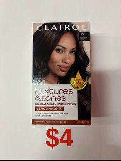 Clairol Textures & Tones Hair Color 1N Natural Black