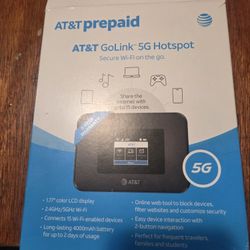 Hotspot AT&T prepaid 5G.  Connects Up To 15 Devices While On The Go.    Hablo Español Se Vende Para Internet Mobible De 5g Y 15 Depositivos Ala Misma 