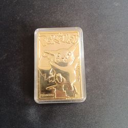 23K gold plated Pikachu