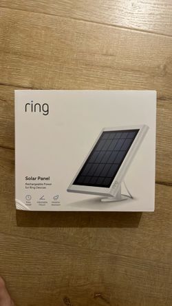 Ring Solar Panel never opened