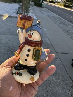 Candle New, Silver Car Ornaments, Snow Man