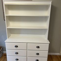 Tall Dresser With Shelves 