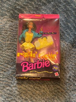 Vintage @1991 Barbie Rappin Rockin "Teresa" Boom Box #3270 New