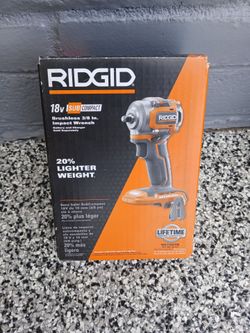 Impact wrench 3/8" Ridgid 18v tool only