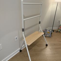 FITUEYES Mobile TV Stand with Locking Wheels (Fits 55-78” TVs)