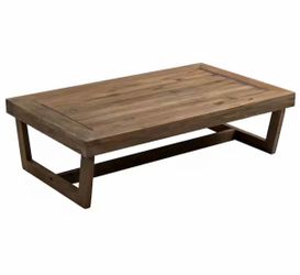 Rectangular Teak Acacia Wood Outdoor Patio Coffee Table
