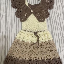Crochet Girls Dress 