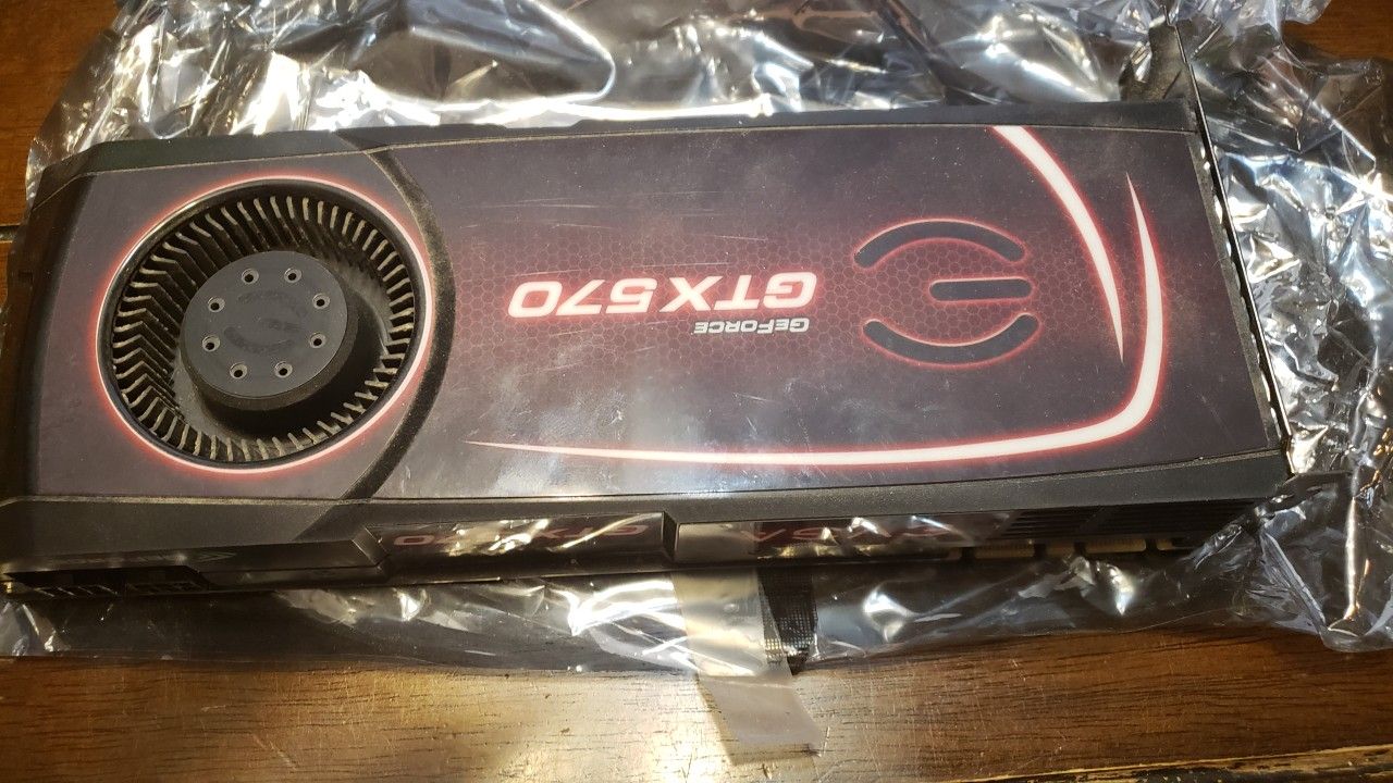 EVGA Geforce GTX570 1.2gb GDDR5