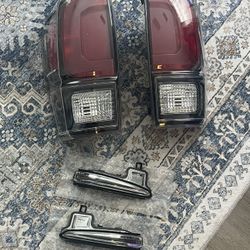2016-2021 Toyota Tacoma Rear Tail Lights And Side Mirror Turn Signals