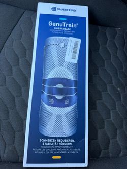 Bauerfeind - GenuTrain - Knee Brace - Targeted Support for Pain Relief and Stabilization of The Knee, Provides Relief of Weak
