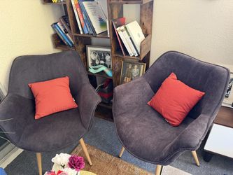 Set Of Blue Chairs