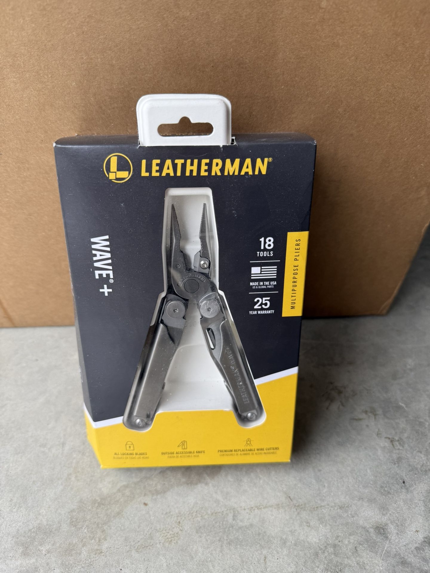 Brand New - LEATHERMAN, Wave+, 18-in-1 Full-Size, Versatile Multi-tool for DIY Home, Garden, Outdoor