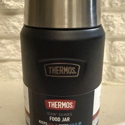 Thermos Vacuum Insulated Stainless Steel Food Jar 24 OZ. Icon Series New Nice