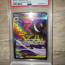 Mega Gengar ex 269/217 Me: Ascended Heroes Holo Psa 9