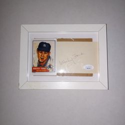 Whitey Ford Signature 