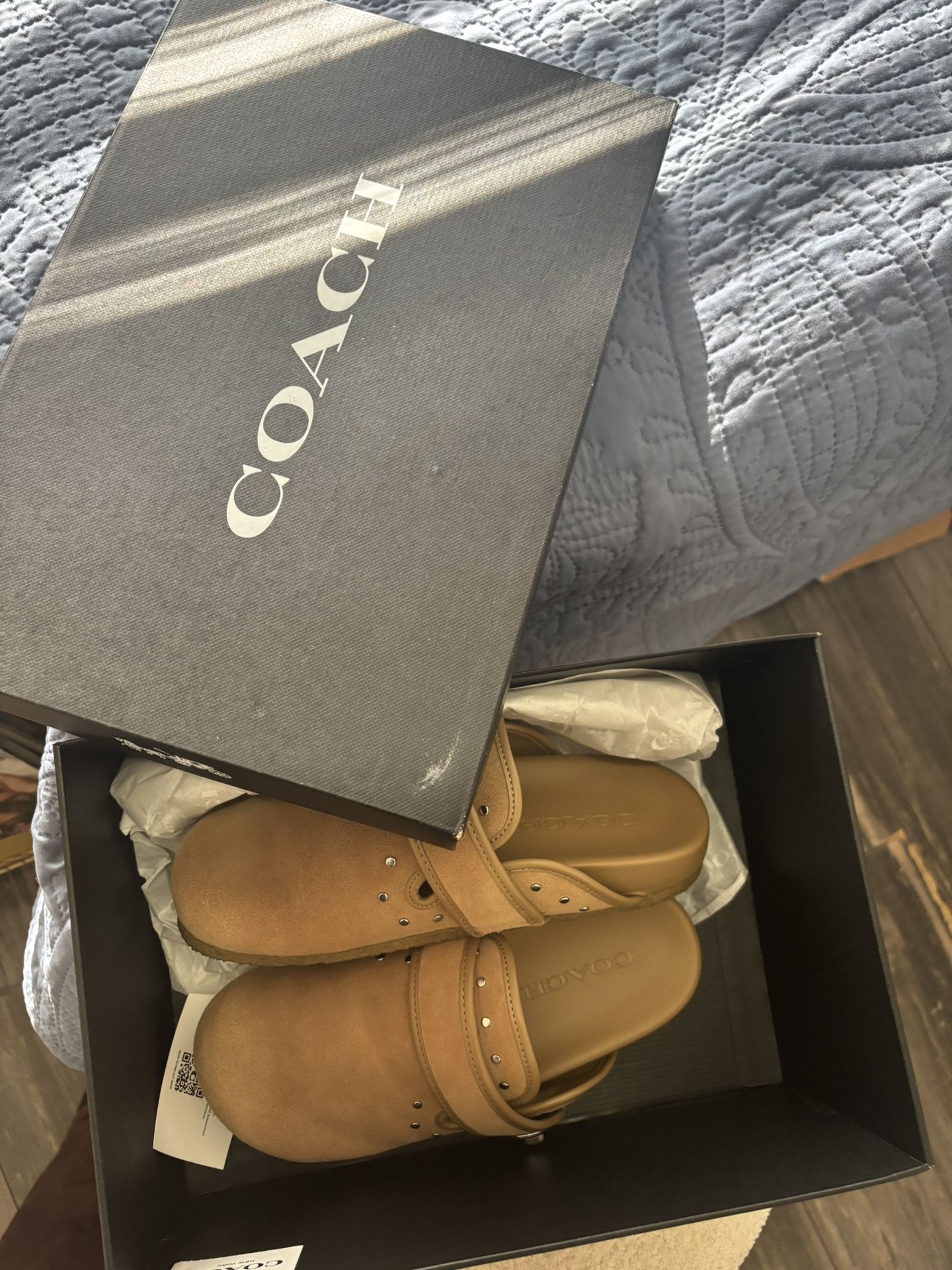 Coach Suede Clogs Women’s