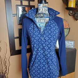 SJB ACTIVE BLUE & WHITE PULLOVER FLEECE!