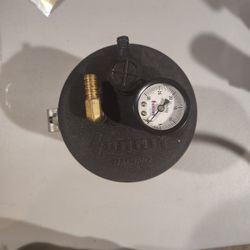 Summit Racing Vaccum Canister With Vacuum Gauge 5"X6.75"