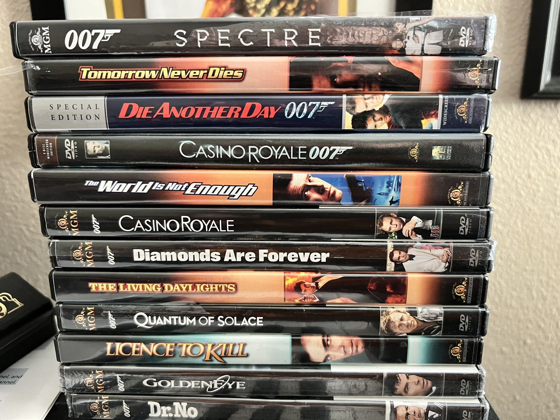 James Bond 007 DVD Dozen
