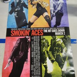 "Smokin Aces" Original One-sheet Movie Poster 27x40 (2006) D/S