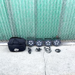 Adj Mega Tri Par  Dj Lights In Great Condition Local Pick Up Only 