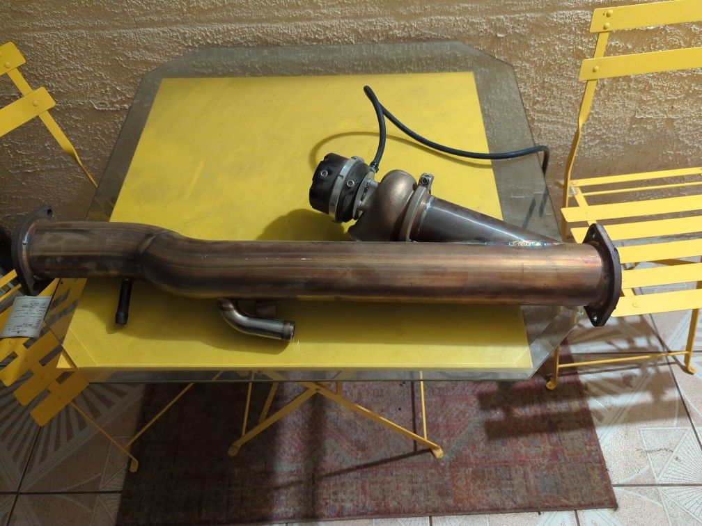 Evo X English Racing Cut Out Test Pipe