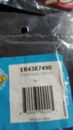Rep whirlpool defrost thermost