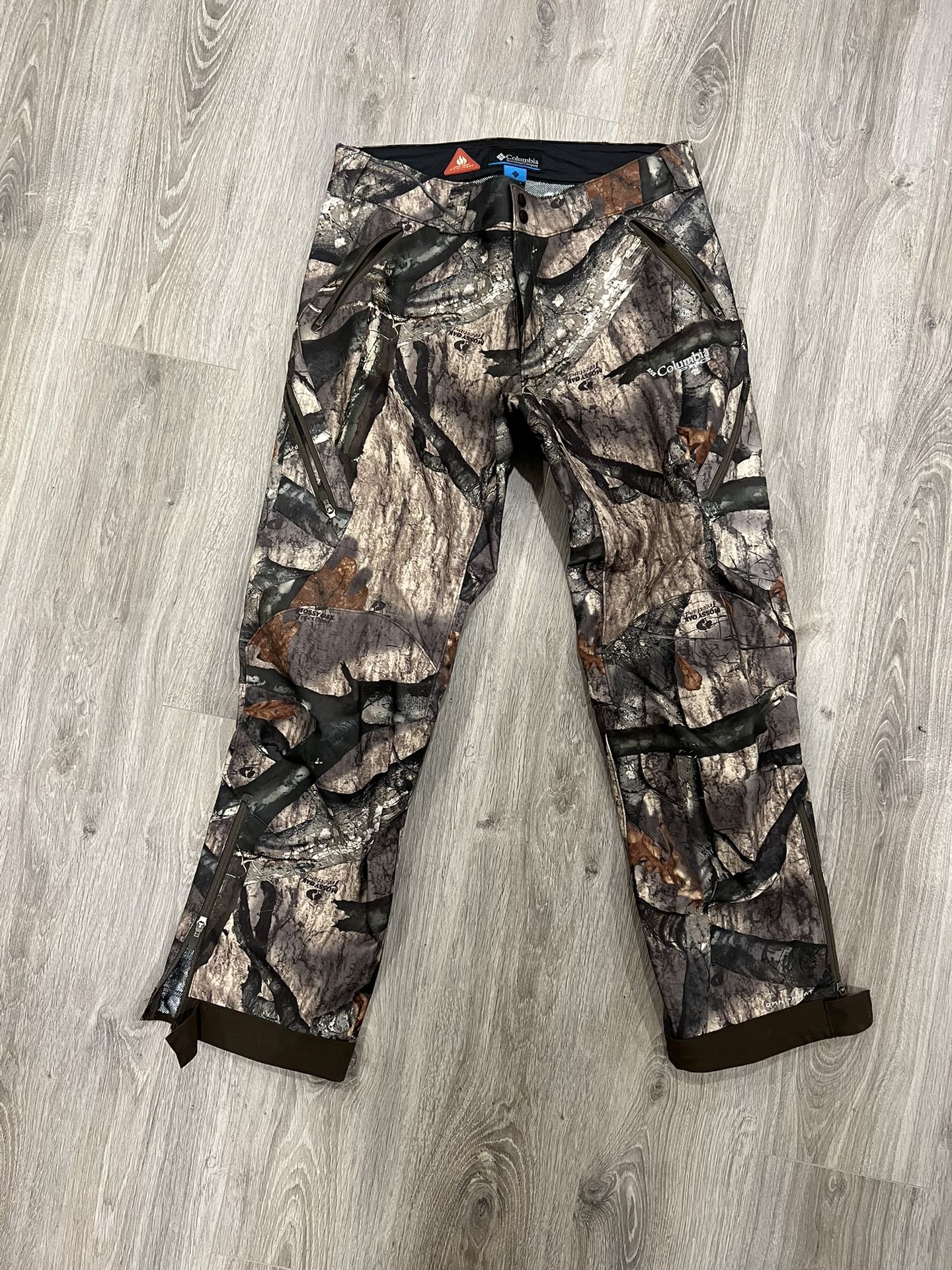 Columbia Men’s Omni Heat Camo Rain Pant