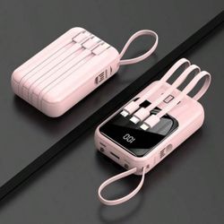 Baby Pink Portable Charger