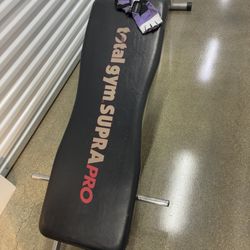 ***EXERCISE SETUP***incl Total Gym Supra Pro, Bollinger bench press, Bosu ball & asst hand weights