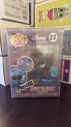 Conductor Mickey art Walmart exclusive