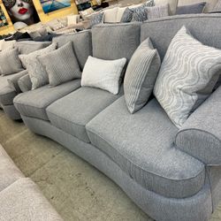 No Credit Needed Financing Available For This Stylish New Sofa & Jumbo Chair!  