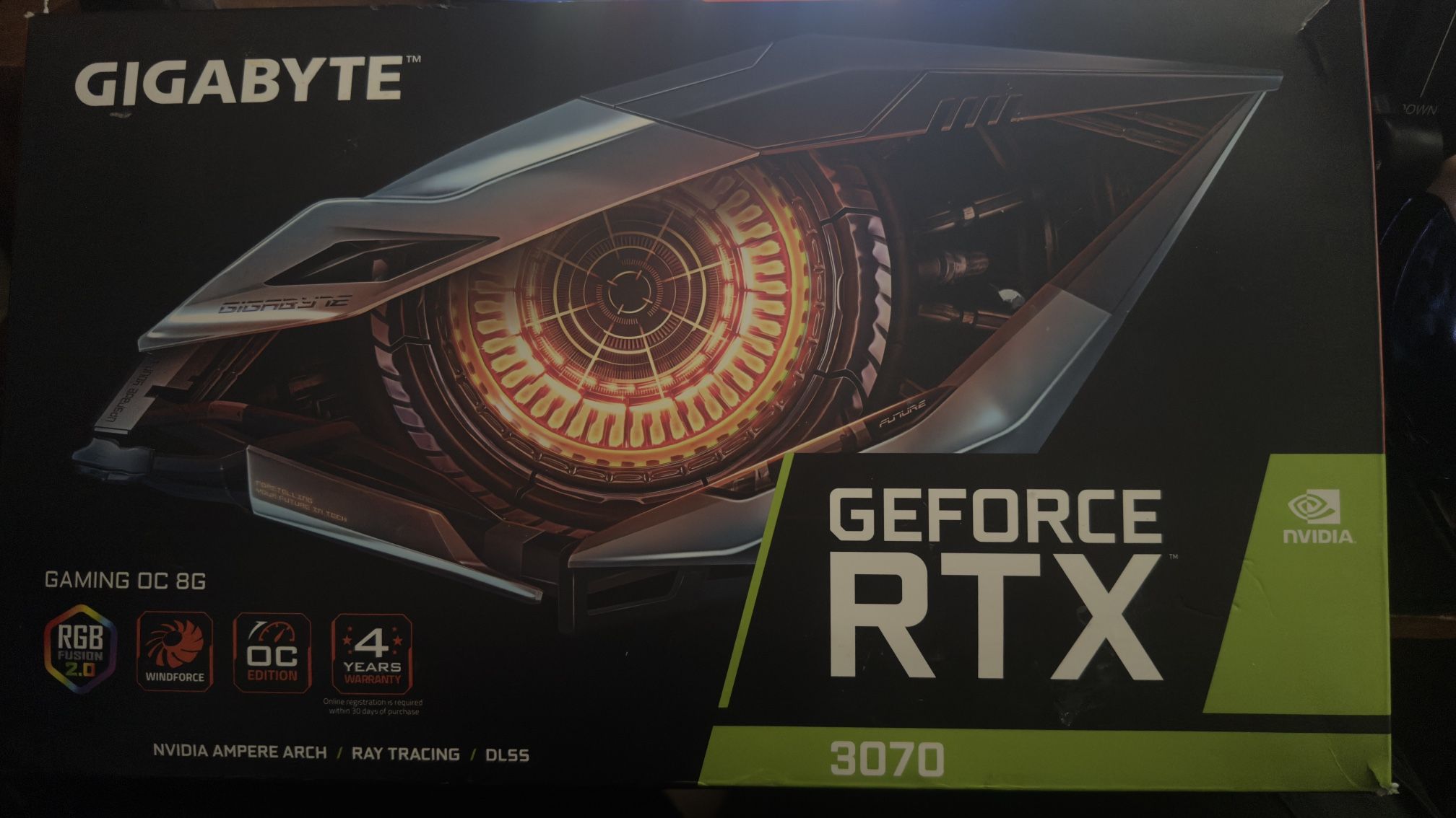 Gigabyte RTX 3070 8GB OC
