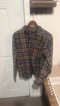 Milwaukee grid iron flannel shirt size L
