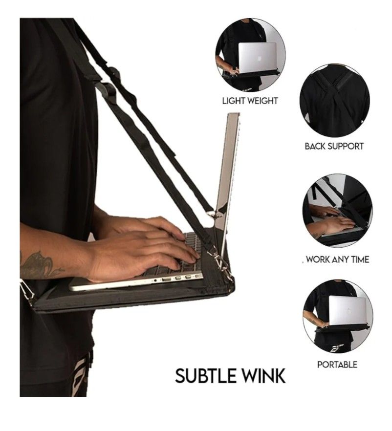 Laptop Harness-Walking Portable Desk