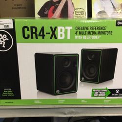 Mackie Bluetooth 4” Studio Monitor Speakers Brand New