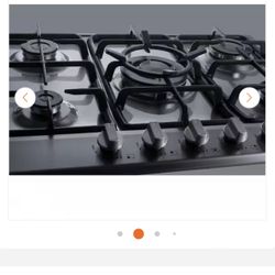 27 in. Gas Cooktop in Stainless Steel with 5 Burners including Power Burner