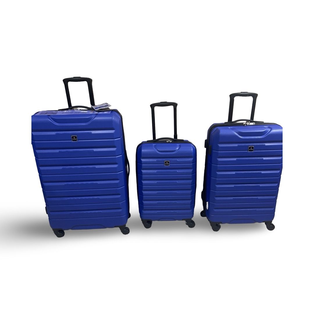 TAG Gateway 3 Piece Hardside Luggage Set - COBALT