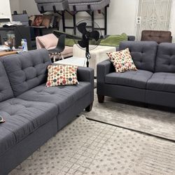 New Couch And Love Seat Set 