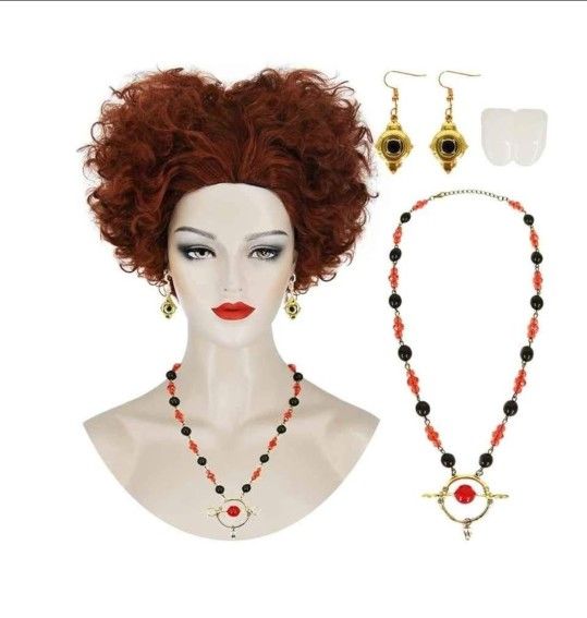 Halloween Hocus Pocus Winifred Sanderson Costume Wig & Accessories