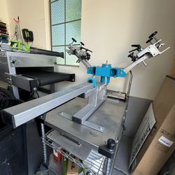 Screen printing Press Workhorse Products (cart Not Included)