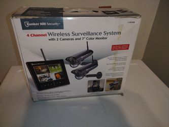 Bunker Hill 4 Channel Wireless Surveillance System.