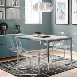 IKEA Torsby table and IKEA Tobias chairs