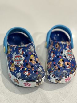 Paw Patrol Crocs Size 9
