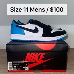 Air Jordan 1 Low Powder Blue UNC 