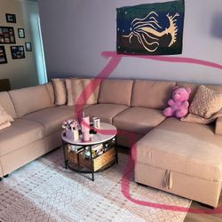 BRAND NEW Sleeper sofa and chaise w/ storage! NEED GONE MAKE OFFER 