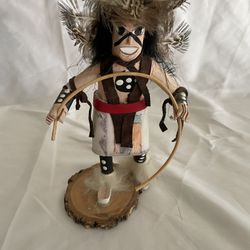Kachina 7" Doll Native American Hoop Dancer signed