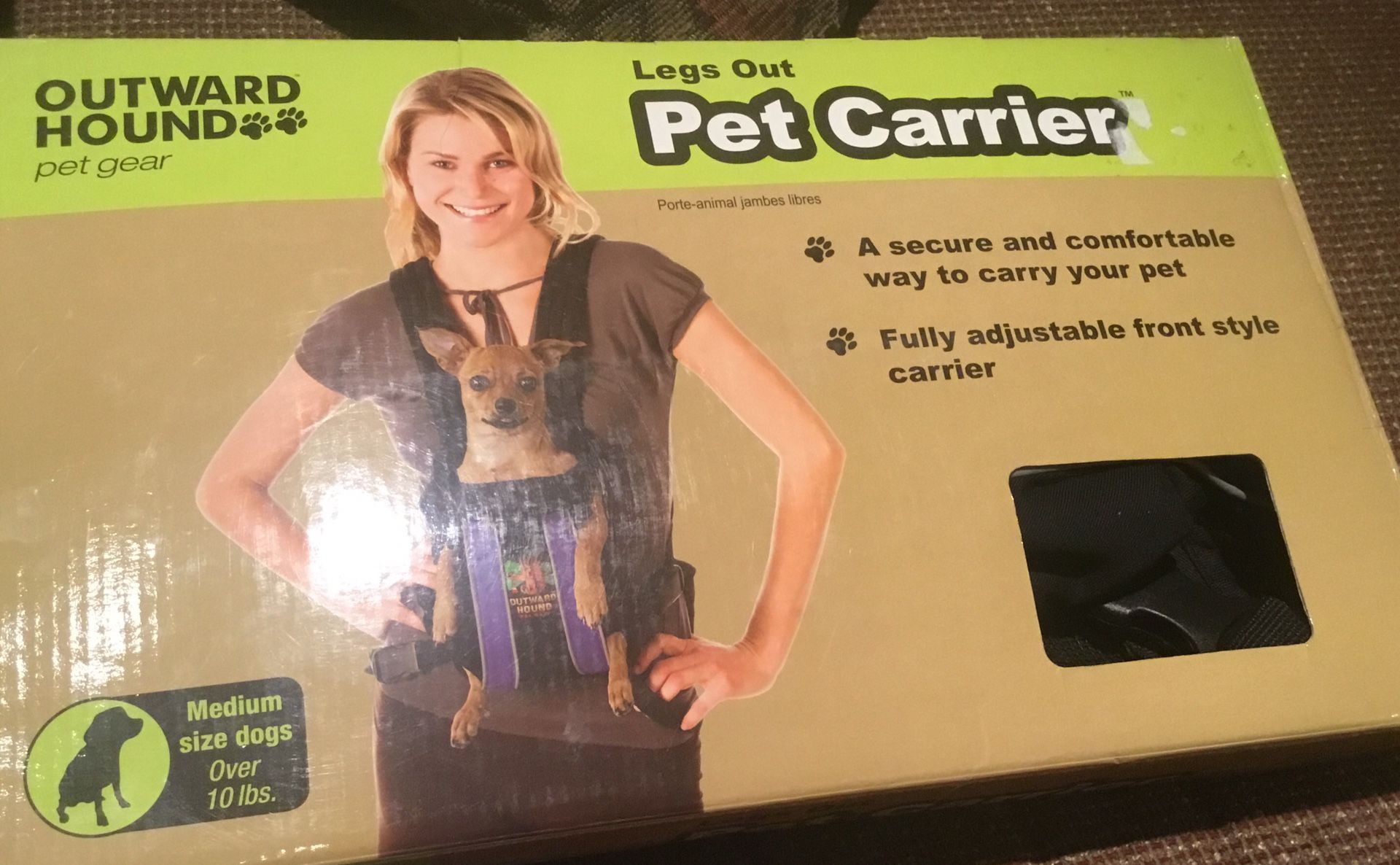 New puppy carrier