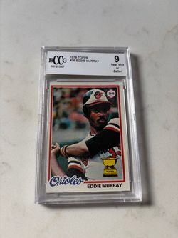 1978 Topps Eddie Murray #36 Rookie Card BCCG 9
