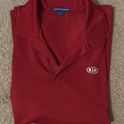 Men’s  Size Medium Button  Down Polo Shirt 👕 